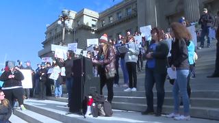 Activists protest gun violence in Boise