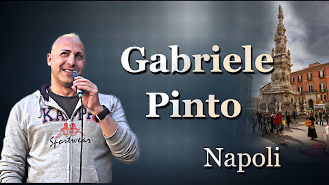 Gabriele Pinto al “Liberiamo Napoli” il 25 aprile 2021 a Napoli