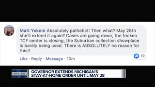 Michiganders respond with anger, frustration – some with support for extended stay-home order