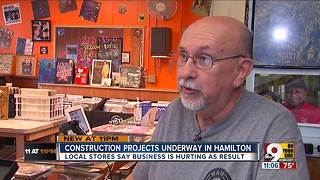 Hamilton businesses struggling amid construction