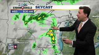 Michael Fish's NBC26 Storm Shield weather forecast