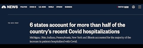 Why Do 6 of The Most Vaxxed & Most Mandated States Have The Most Covid Hospitalizations?