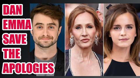J.K. Rowling Says SAVE the Apology to Radcliffe and Watson #jkrowling #danielradcliffe #emmawatson