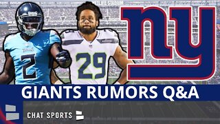 New York Giants Free Agency Rumors Ft. Julio Jones, Earl Thomas & Will Parks | Mailbag