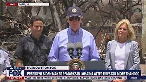 Biden promises federal support to Maui wildfires victims