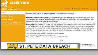 City of St. Pete announces data security breach