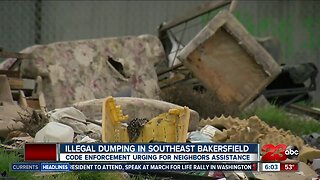 Illegal dumping in S.E. Bakersfield, neighbors searching for a solution