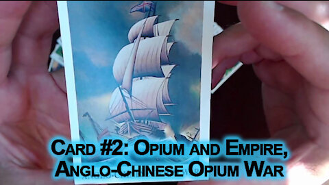 Drug Wars Trading Cards: Card #2: Opium and Empire, Anglo-Chinese Opium War (Eclipse Comics)