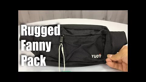 4 Pocket Rugged Waist Bag Hip Belt Fanny Pack Review