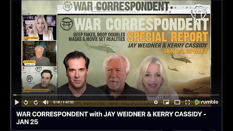 WAR CORRESPONDENT DISCUSSION: KERRY CASSIDY, JAY WEIDNER HOSTED BY JEAN CLAUDE