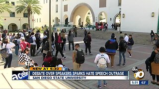 Debate over San Diego State speakers sparks hate speech outrage