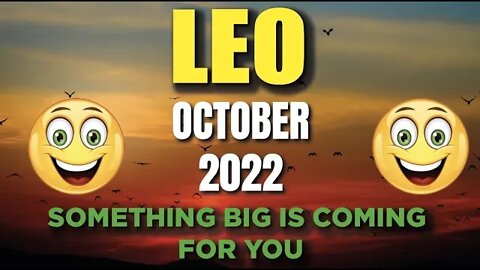 Leo ♌️ 😍 SOMETHING BIG IS COMING FOR YOU😍 Horoscope for Today OCTOBER 2022 ♌️ Leo tarot ♌️