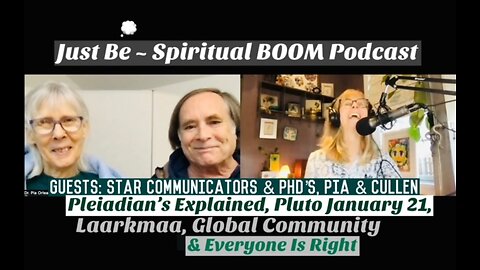 ust Be~Spir BOOM: Star Links Pia & Cullen: Pleiadian's Explained, Manifest, Pluto Jan 21, Community