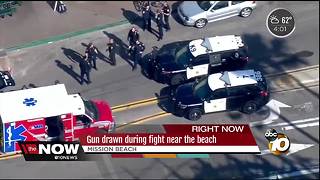 Man arrested after pulling BB gun on people near Belmont Park