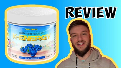 Yummy Sports K Energy Blue Razz review