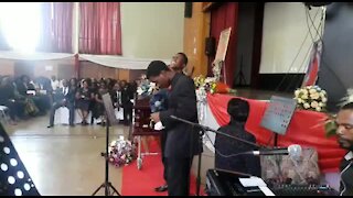 SOUTH AFRICA - Johannesburg - Enoch Mpianzi Funeral - Video (F7f)