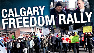 'Week after week': Freedom-loving Calgarians gather once again to protest vaccine passports