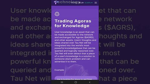 62 Trading Agoras for Knowledge 💎#shorts #TauNet #tradingknowledge #agoras
