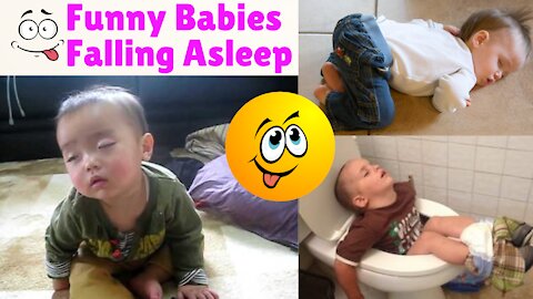 Little baby falling asleep Cute Moments video cutest baby funny video