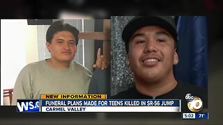 Funerals planned for teens who died in bridge fall