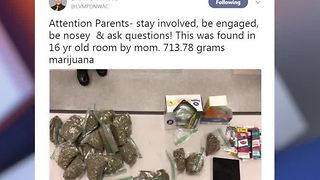 Police tweets picture of pot found by Las Vegas mom