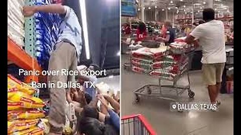 People Are Panic-Buying Rice As Stores Run Out In US After India Announces Export Ban (FOODSHORTAGE)