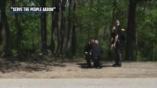 Woman walking on park trail in Akron on Wednesday finds bag with improvised explosive devices inside
