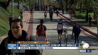 Scripps Ranch parents file lawsuit over AP test debacle