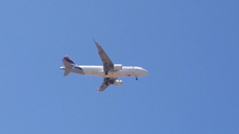 Airbus A320 PR-TYJ vindo de Natal(RN) para Fortaleza(CE)