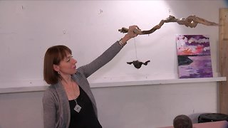 Make a felt bat for Halloween