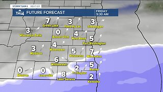 Chilly and mostly cloudy Friday ahead