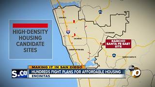 Making It In San Diego: Hundreds fight plans for affordable housing