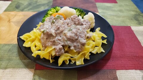 Hamburger Stroganoff (Quick Version - Recipe Only) The Hillbilly Kitchen