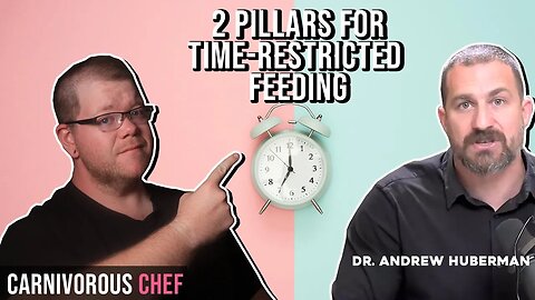 Andrew Huberman's 2 PILLARS For Time Restricted Feeding | Being Less Fat 2023