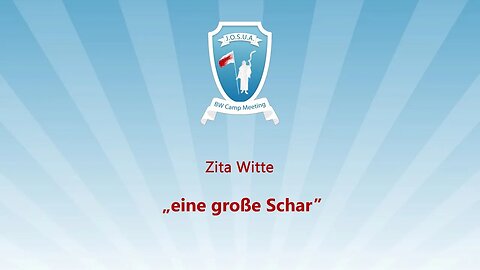 06. Eine große Schar # Zita Witte # JOSUA Camp 2023