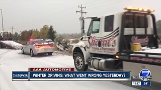 AAA- Winter Driving, What Went Wrong In Our First Snow Storm