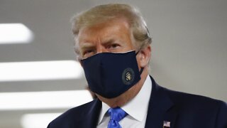President Trump Wears Mask In Public For The First Time