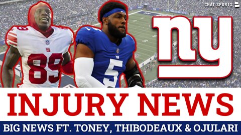 SIGNIFICANT Giants Injury News: Kadarius Toney, Kayvon Thibodeaux, Azeez Ojulari & Wan’Dale Robinson