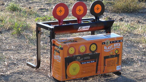 Do-All Outdoors Blast Back Steel Target Review (HD)