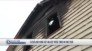 Home still stands despite three fires in seven months