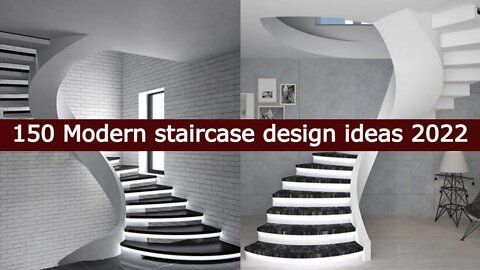 150 Modern Staircase Design Ideas 2022 | Best Stair Designs for Home Interior 2022 | Quick Decor