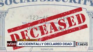 Woman accidentally declared dead
