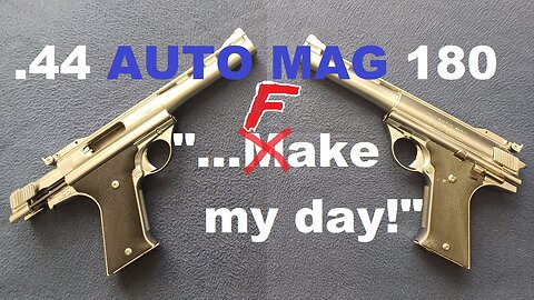 Auto Mag 180 .44 Auto Mag Pistol (AMP), MGC ModelGuns Corporation REPLICA, late 1980s - early 1990s