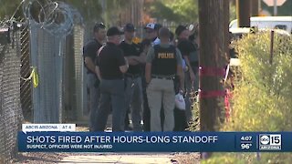 No one hurt after standoff leads to gunfire in Phoenix