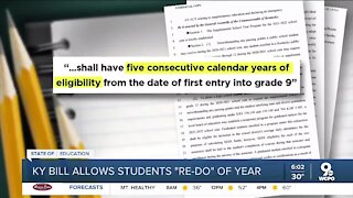 Ky. bill would allow high school students to re-do year