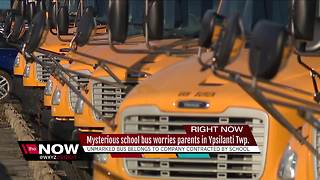 District: Unmarked Ypsilanti school bus belongs to new transportation company