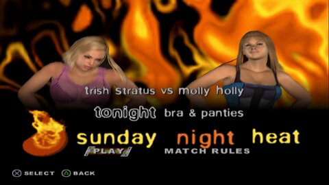 WWE SmackDown vs. Raw Trish Stratus vs Molly Holly