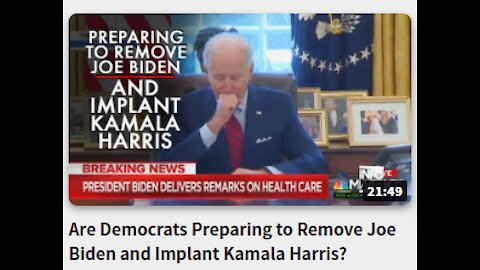 Are Democrats Preparing to Remove Joe Biden and Implant Kamala Harris?