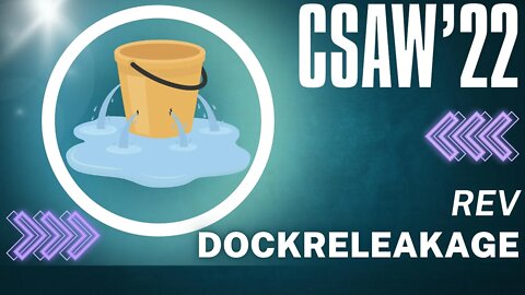 CSAW CTF 2022: DockREleakage