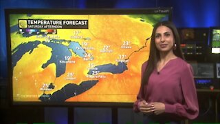 Early-summer feel across southern Ontario ahead of Texas low